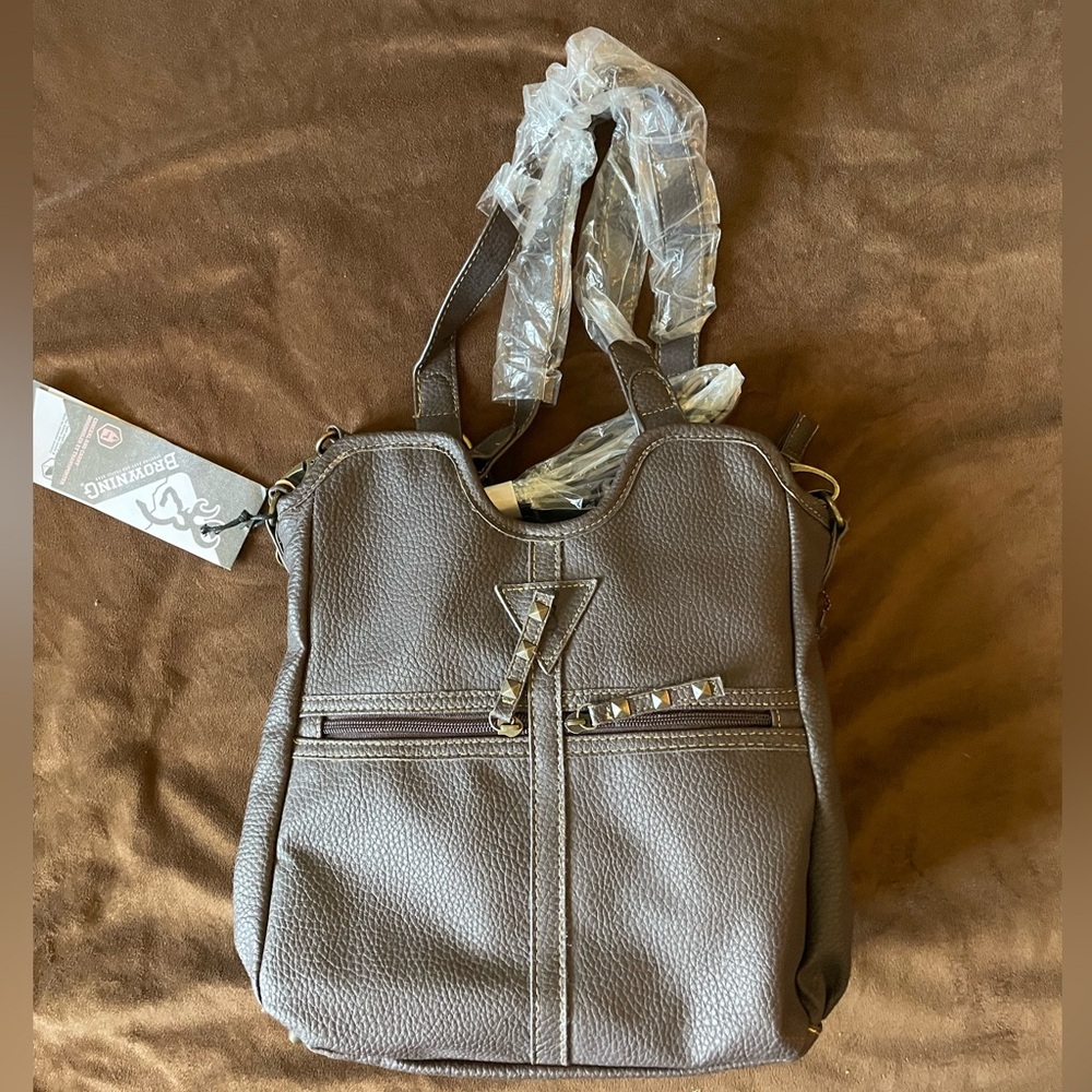 Browning Taupe Shoulder Bag